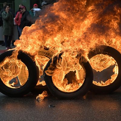 Proteste am Audi-Werk in Brüssel