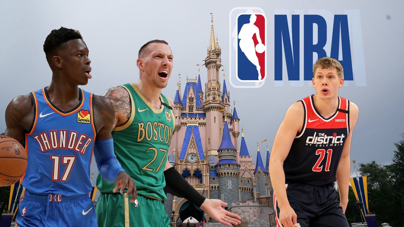 
                <strong>So lief der Bubble-Start der deutschen NBA-Profis</strong><br>
                Die NBA hat ihre Saison wieder aufgenommen. Alle Spiele finden in Disney World in Orlando statt, dort sind alle Profis in einer sogenannten "Bubble" untergebracht. Dabei sind auch fünf Deutsche, die in ihren ersten Spielen schon reichlich Minuten sammeln. Der Saisonendspurt ist die Chance, sich in den Fokus zu spielen. Einer wird die Bubble aber bald schon verlassen. ran.de zeigt, wie der Start für die deutschen NBA-Profis läuft.
              