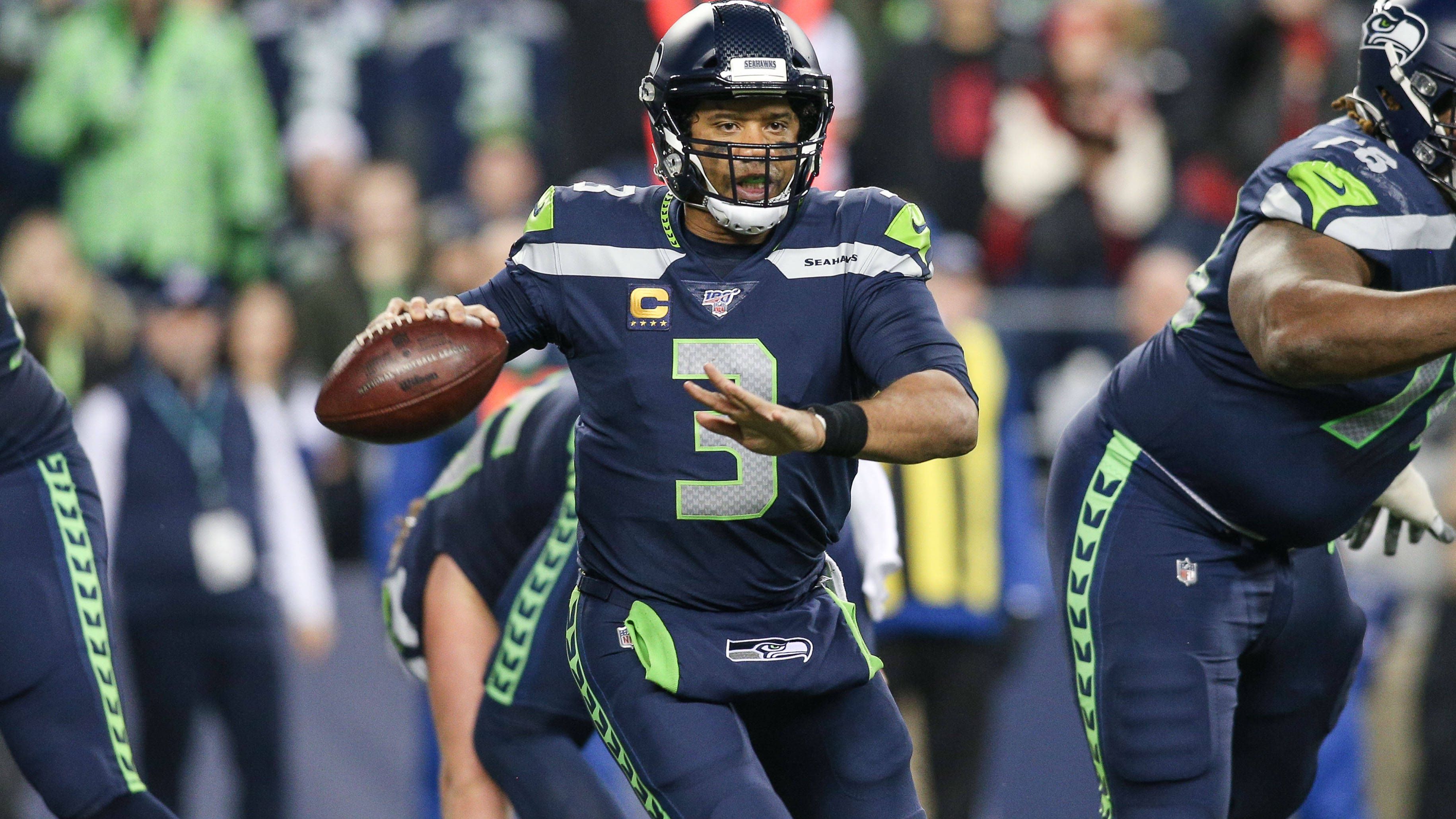 Team: Seattle Seahawks<br>Letzter All-Pro-Quarterback: Russell Wilson<br>Jahr: 2019