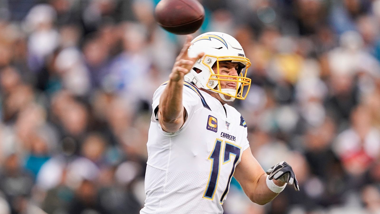 
                <strong>Los Angeles Chargers</strong><br>
                Ausgeschieden nach Woche 14AFC West:1. Kansas City Chiefs (9-4)2. Oakland Raiders (6-7)3. Denver Broncos (5-8)4. Los Angeles Chargers (5-8)
              