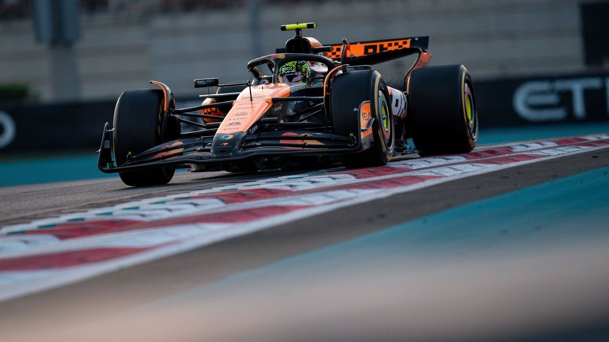 December 8, 2024, Abu Dhabi, United Arab Emirates: British driver LANDO NORRIS (McLaren F1 Team) drives during the 2024 FIA Formula 1 Abu Dhabi Grand Prix at Yas Marina Circuit in Abu Dhabi, United...