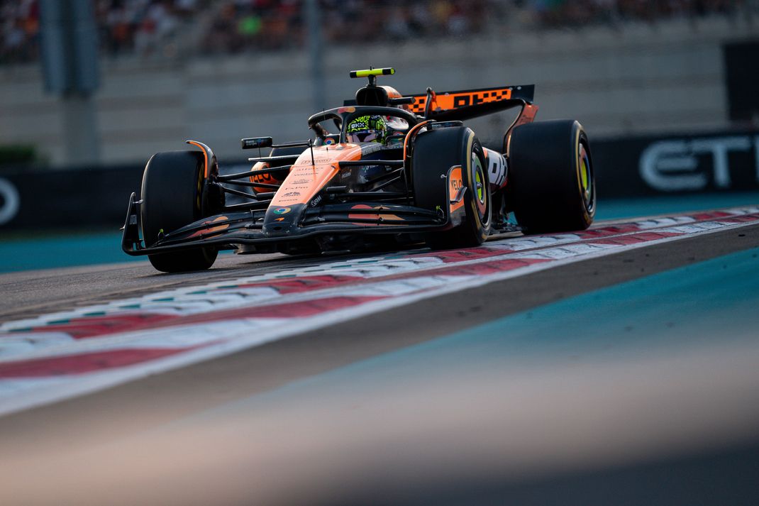 Lando Norris holte sich den Sieg in Abu Dhabi