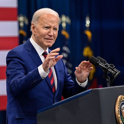 Joe Biden bei einer Wahlkampfveranstaltung in Raleigh, North Carolina.