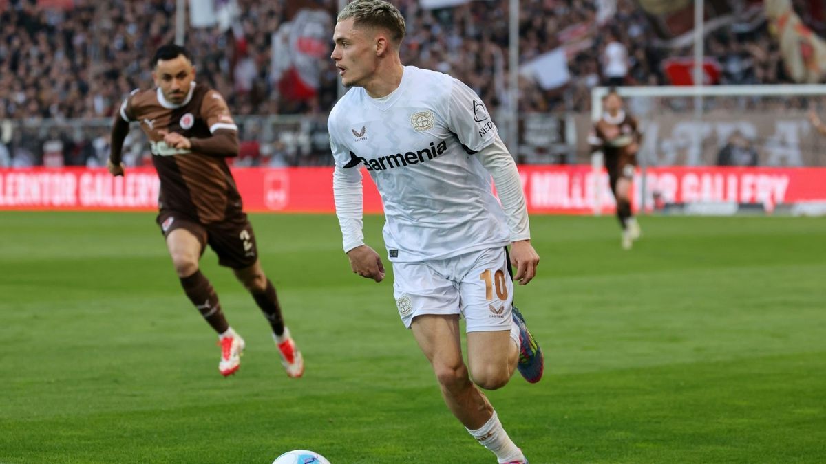 Mit der 10 auf der Hose: Florian Wirtz