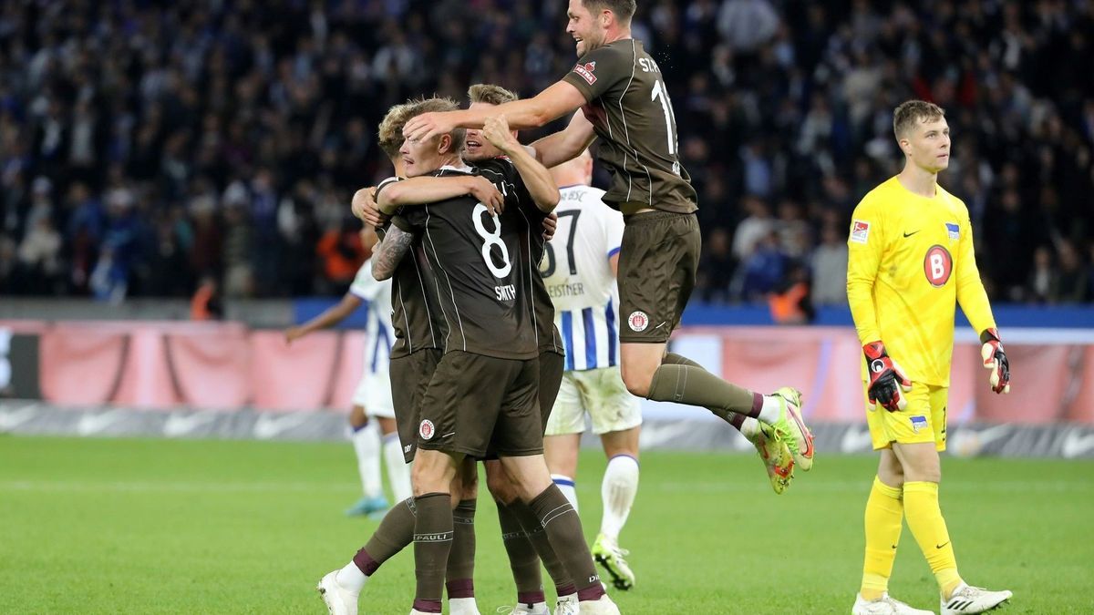 Obenauf: St. Pauli gewinnt bei der Hertha