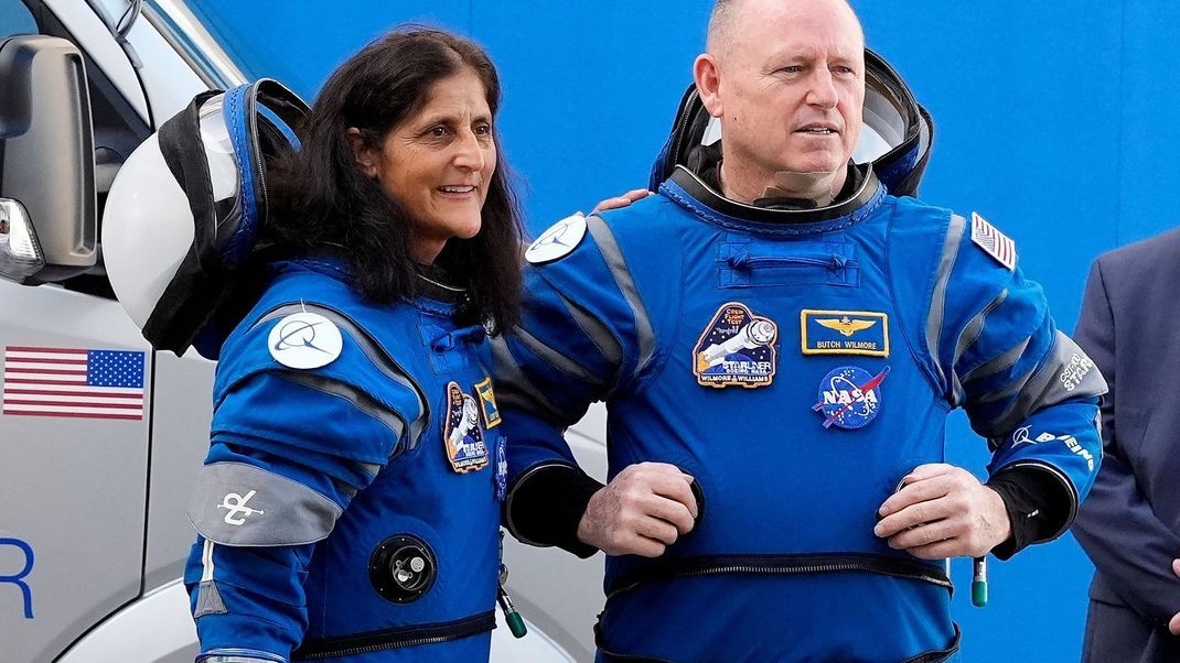 Suni Williams und Barry Wilmore waren Anfang Juni 2024 zum Außenposten der Menschheit geflogen.