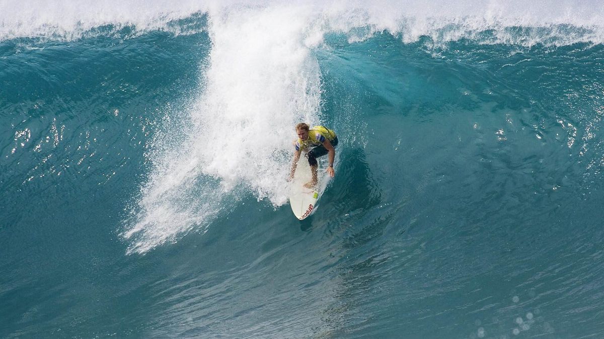 Surf-Profi Jamie O'Brien aus Hawaii