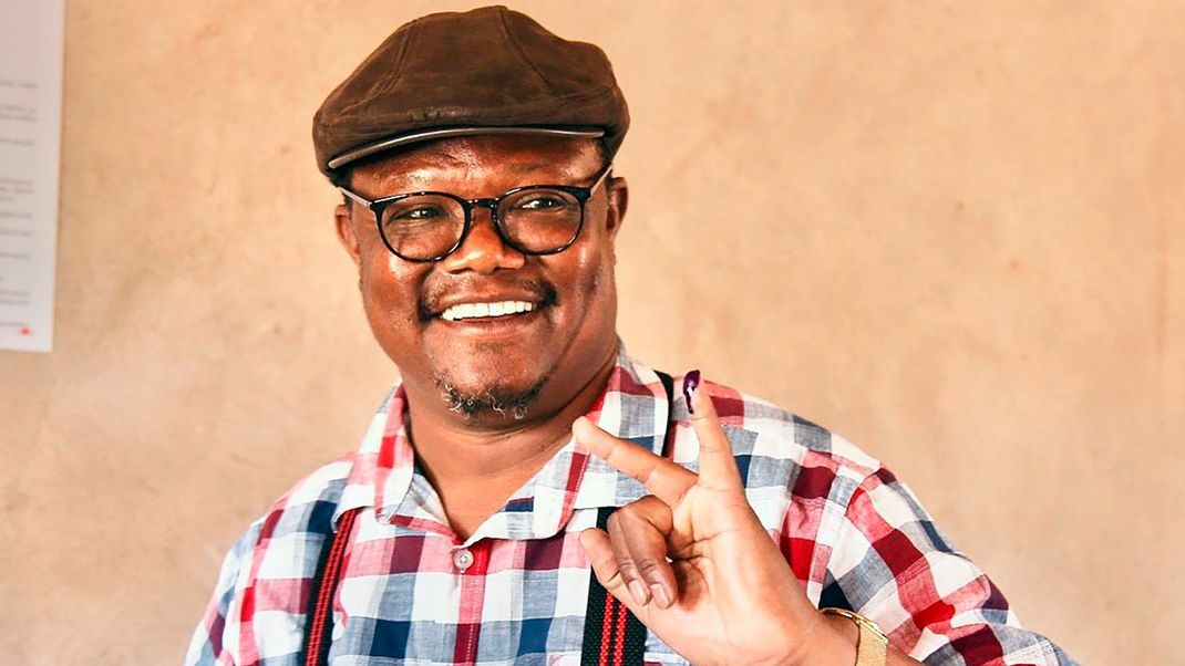 Tundu Lissu, damals Präsidentschaftskandidat der Oppositionspartei Chadema