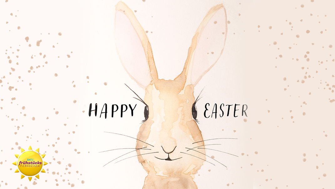 "Happy Easter" ist eine schöne Alternative zum klassischen "Frohe Ostern". Probiere es mal aus!