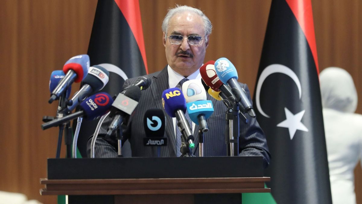 Libyens militärischer Machthaber Chalifa Haftar 