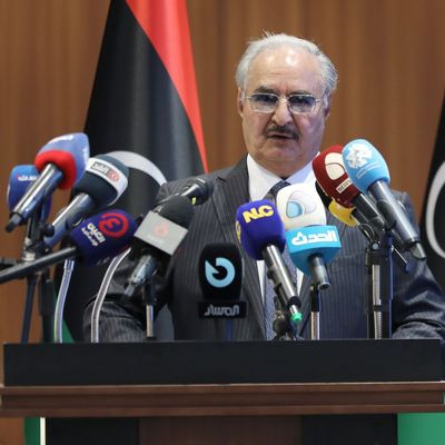 Libyens militärischer Machthaber Chalifa Haftar 