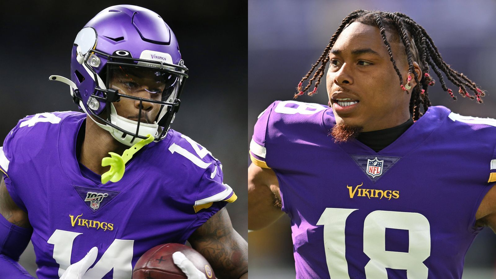 
                <strong>Diggs und Jefferson wurden beide von Minnesota gepickt</strong><br>
                Auch im Lebenslauf der beiden Wide Receiver gibt es Parallelen. Diggs wie auch Jefferson begannen beide ihre NFL-Laufbahn in Minnesota. Während Jefferson allerdings ein gehypter College-Star war, mit den LSU Tigers im Januar 2020 die College-Meisterschaft gewann und danach in der 1. Runde des NFL Drafts an Position 22 gepickt wurde, ist das Potenzial von Diggs erst nicht erkannt worden. Nach seinen drei Spielzeiten bei den Maryland Terrapins wurde er beim NFL Draft 2015 erst in der 5. Runde von den Vikings ausgewählt.
              