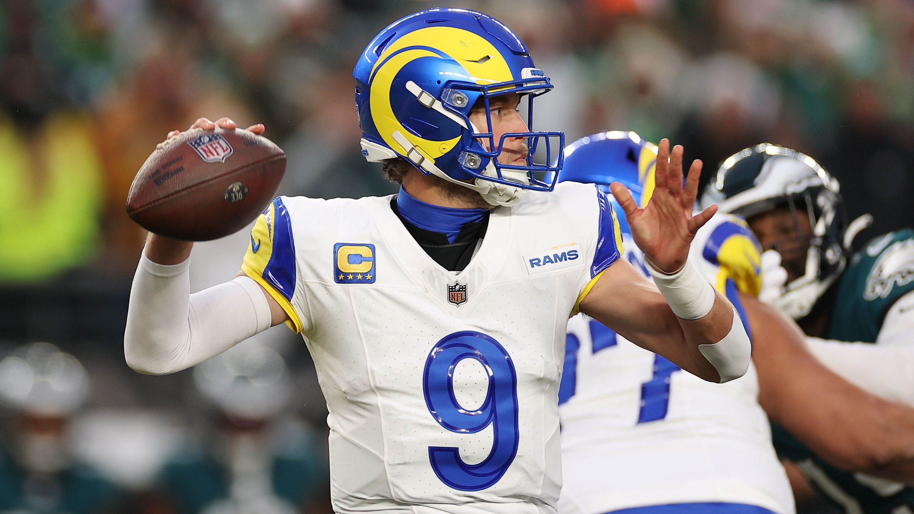 <strong>Platz 59: Matthew Stafford (Los Angeles Rams)</strong><br>Position: Quarterback<br>Platzierung letzte Saison: 42
