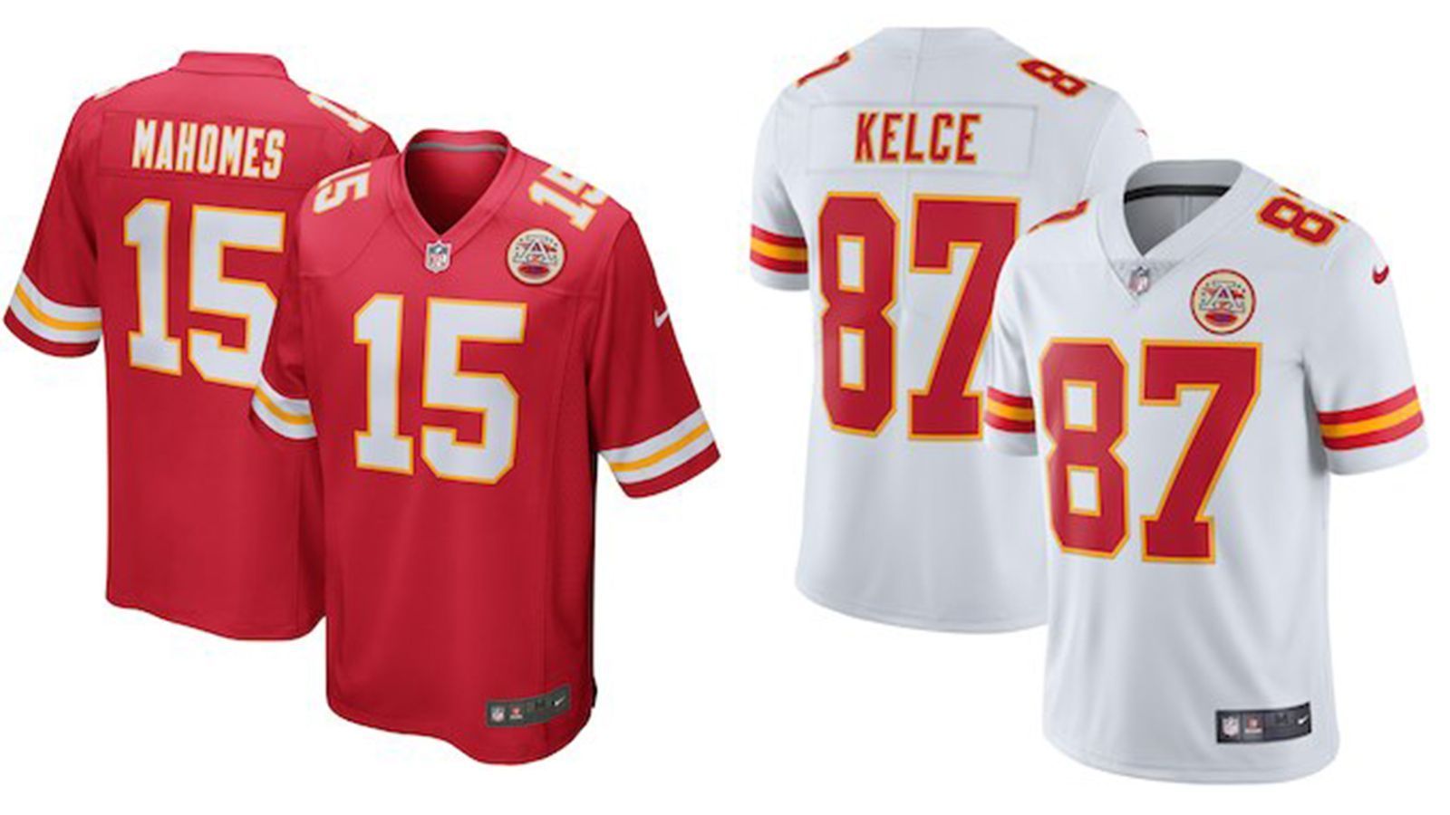 
                <strong>Kansas City Chiefs</strong><br>
                Team-Farben: Rot, Gelb und Weiß
              