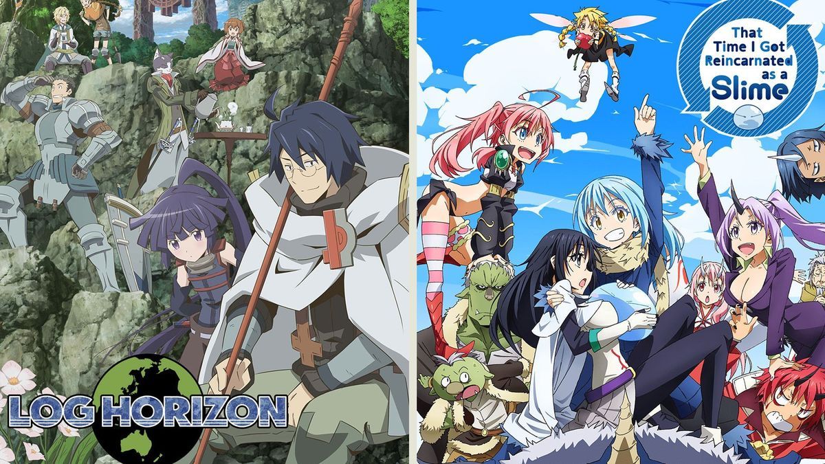 Artwork "Log Horizon" und "Meine Wiedergeburt als Schleim in einer anderen Welt"