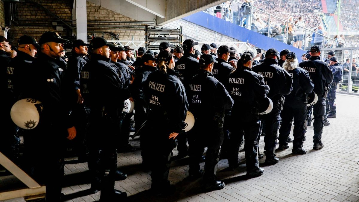 Die Polizei war auch in Karlsruhe gefordert