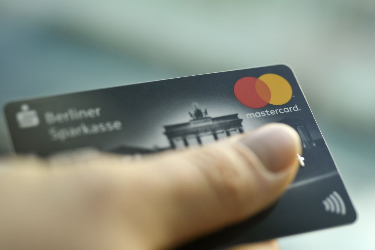 Kreditkarte der Berliner Sparkasse von Mastercard.