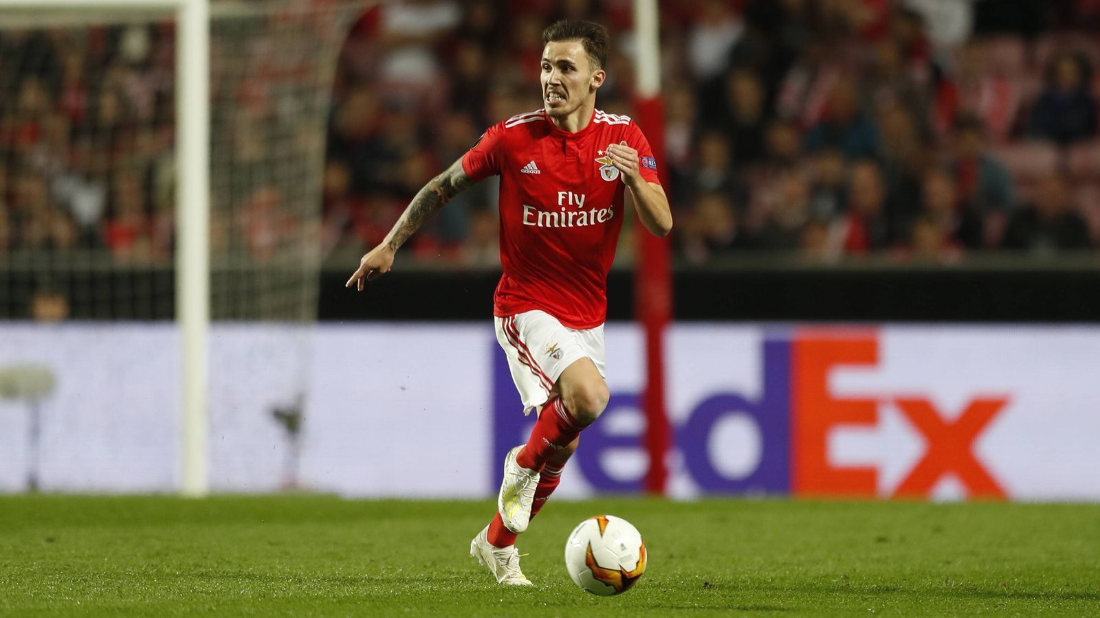 
                <strong>Alex Grimaldo (Benfica Lissabon)</strong><br>
                Absolvierte Spiele im Wettbewerb 2018/19: 5
              