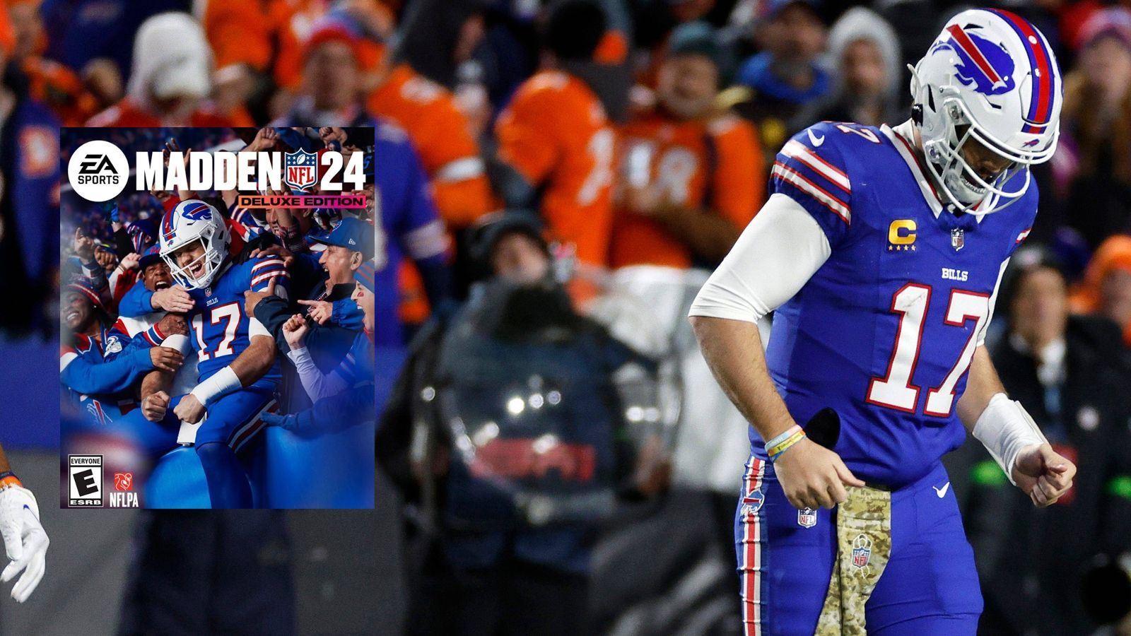 <strong>2023 - Josh Allen</strong><br>Bills-Quarterback Allen schmückte das Cover von "Madden NFL 24" und erlebte eine schwierige Saison. In den ersten zehn Spielen warf er elf Interceptions, der höchste Wert der NFL. Zwar gelang der Divisionsieg, in den Playoffs war aber in der Divisional Round Schluss.