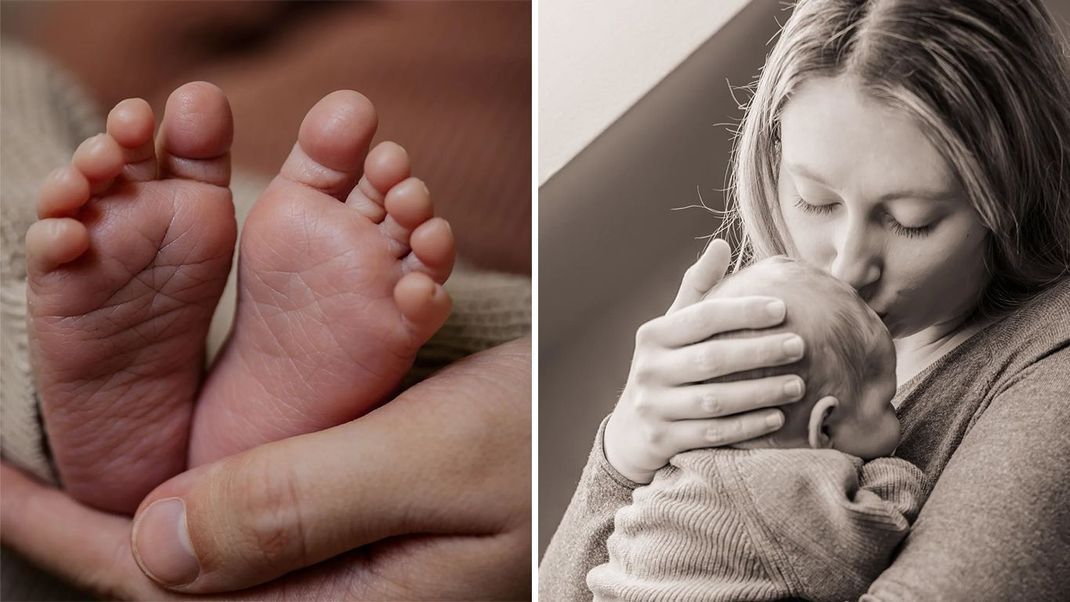 Jaqueline und Peter teilten zwei weitere Fotos ihres Sohnes auf Instagram.