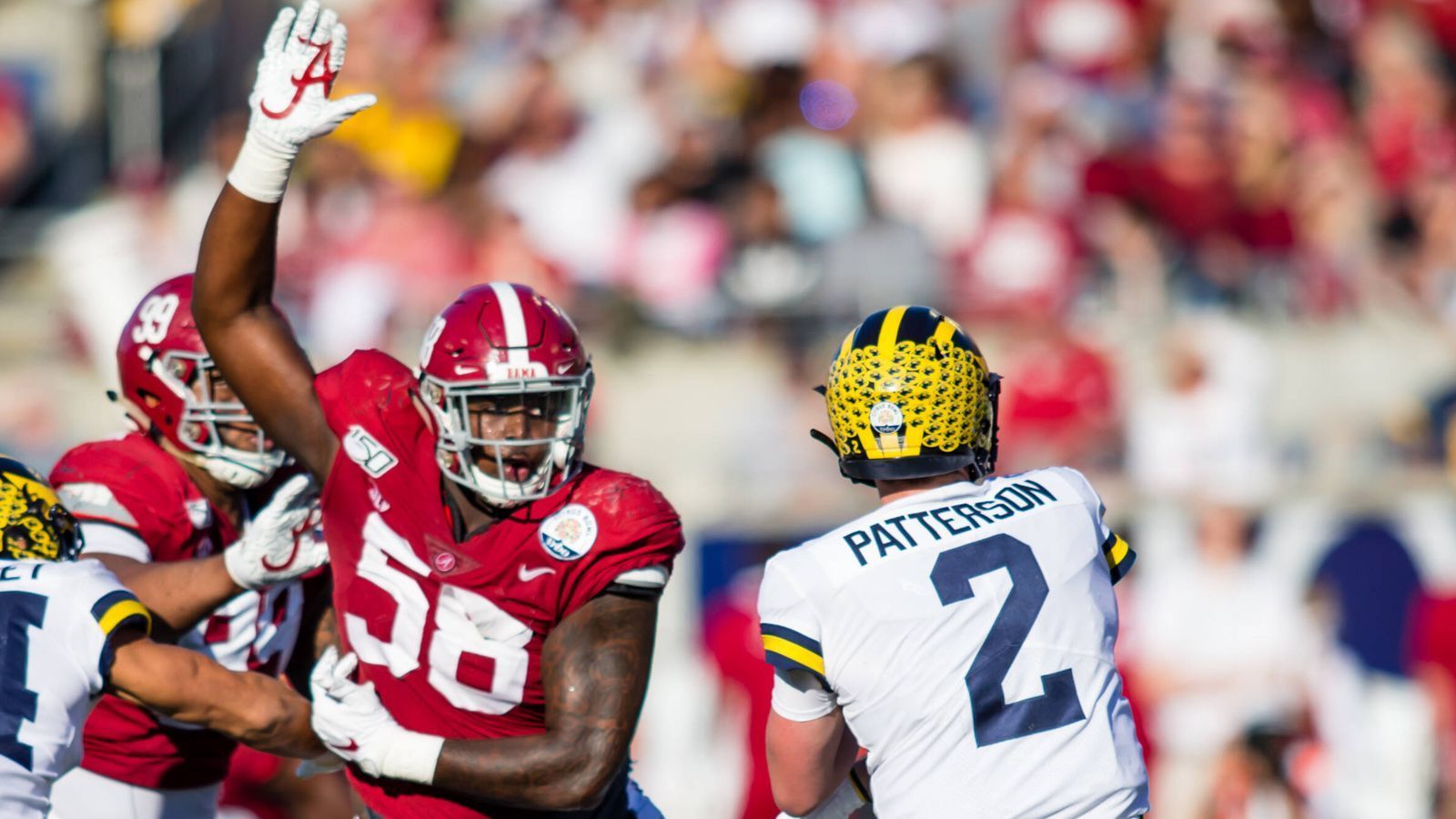 
                <strong>Pick 29: Green Bay Packers - Christian Barmore</strong><br>
                &#x2022; Defensive Tackle -<br>&#x2022; Alabama<br>
              