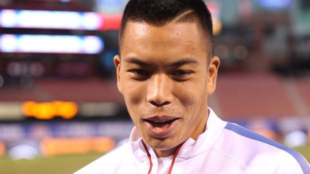 
                <strong>Bobby Wood (USA)</strong><br>
                Bobby Wood. Land: USA, Verein: Union Berlin, Länderspiele: 16 Einsätze, Tore: 4
              