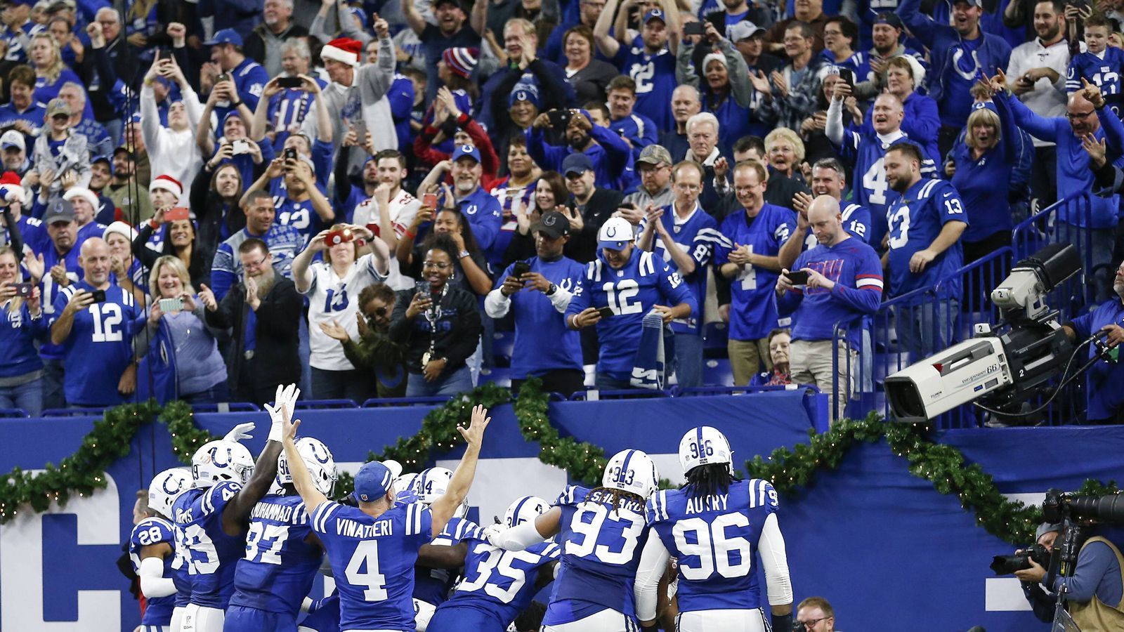
                <strong>Platz 28: Indianapolis Colts</strong><br>
                Lucas Oil StadiumDurchschnitt: 59.199 ZuschauerAuslastung: 94,0 %
              