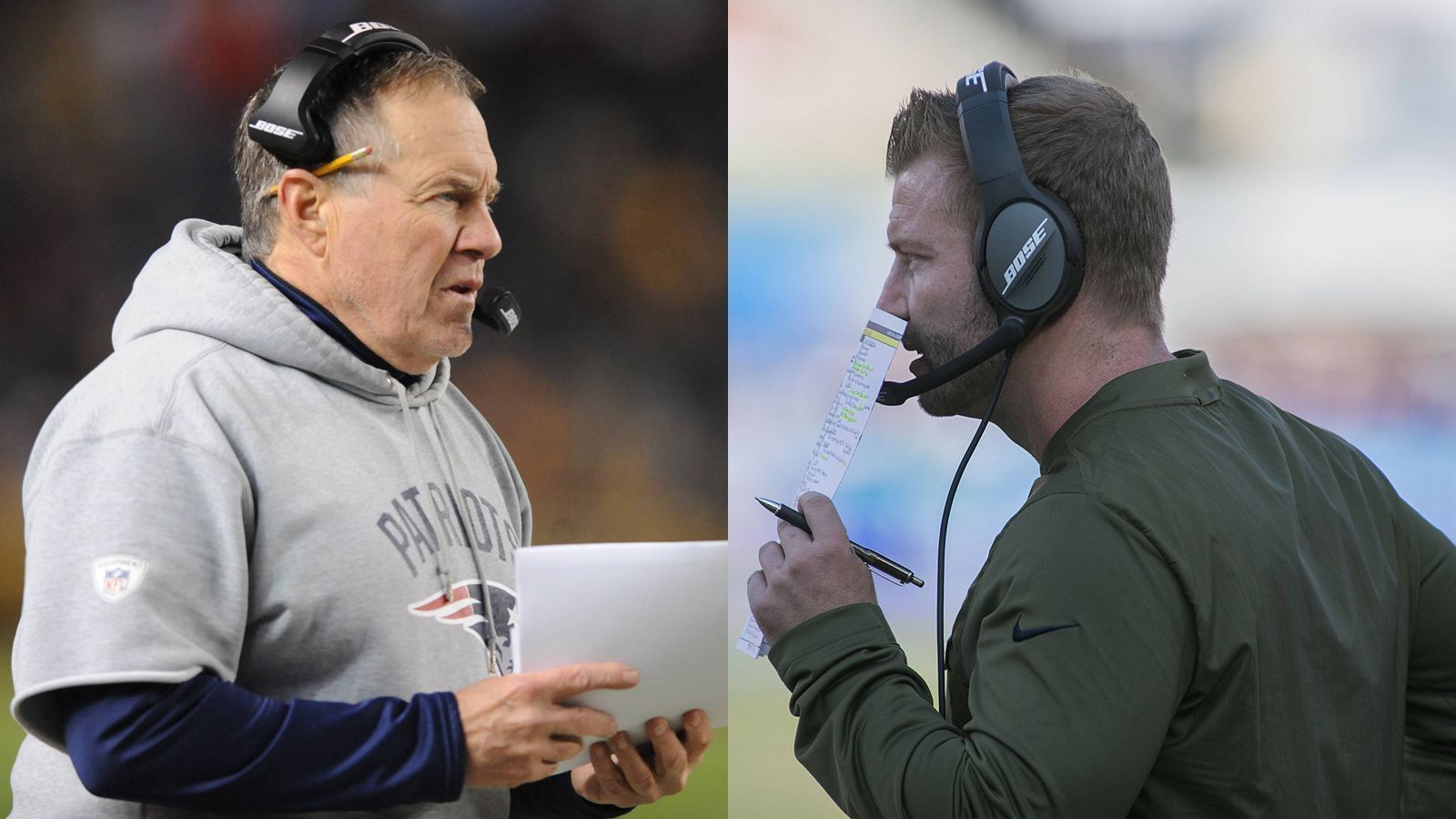 
                <strong>New England Patriots – Los Angeles Rams: Alt gegen Jung – Das Trainer-Duell</strong><br>
                Bill Belichick von den New England Patriots ist mit fünf Super-Bowl-Siegen der erfolgreichste Trainer der NFL-Geschichte. Sean McVay von den Los Angeles Rams könnte sein Nachfolger werden. Der fast 33-Jährige hat bei seiner ersten Station als Head Coach das Kunststück vollbracht, die bis dahin erfolglosen Rams im Handumdrehen zu einer Art Übermannschaft zu formen. Wer im direkten Aufeinandertreffen wohl den besseren Gameplan hätte? Der Super Bowl würde die Antwort liefern.
              