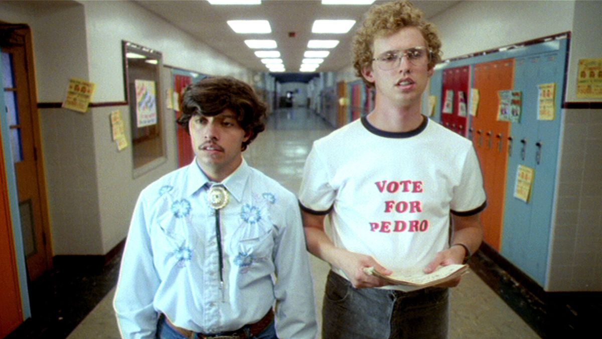 Efren Ramirez und Jon Heder als Pedro und Napoleon im Film "Napoleon Dynamite" (2004).