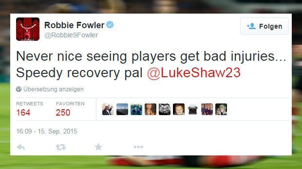 
                <strong>Robbie Fowler</strong><br>
                Robbie Fowler: Die Ikone des FC Liverpool sagt es ganz klar. "Es ist nie schön, Spieler mit so schweren Verletzungen zu sehen."
              