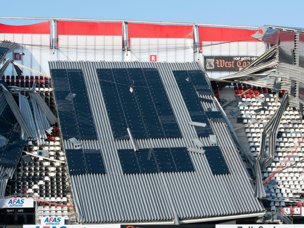 Nach Dacheinsturz: Stadion In Alkmaar Wird Geschlossen