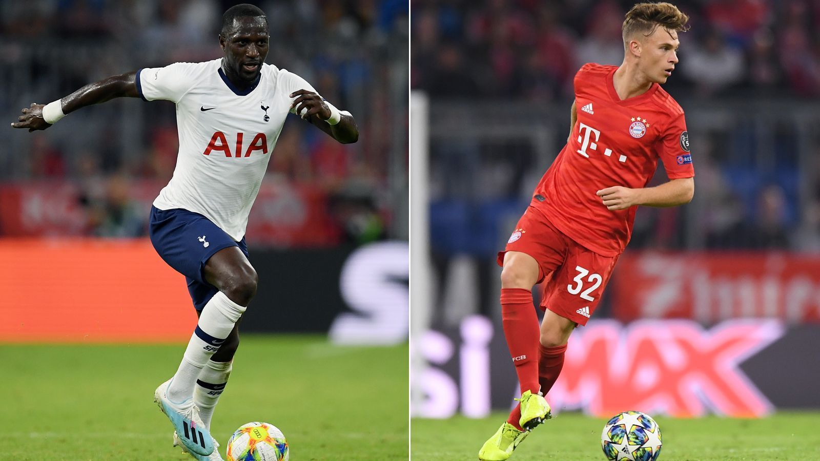 
                <strong>Mittelfeld: Moussa Sissoko vs. Joshua Kimmich</strong><br>
                Sissoko wurde für seine guten Leistungen vor wenigen Tagen mit einem neuen Vertrag belohnt. Der französische Nationalspieler ist ein schneller und sehr physisch agierender Mittelfeldspieler. In diesen beiden Aspekten ist er Kimmich überlegen. Dieser kompensiert dies allerdings durch mehr Übersicht, ein besseres Passspiel, eine bessere Technik, mehr Führungsqualitäten und deutlich mehr Präsenz im Offensivspiel. Auch dieser Punkt geht an die Bayern - 2:4.
              