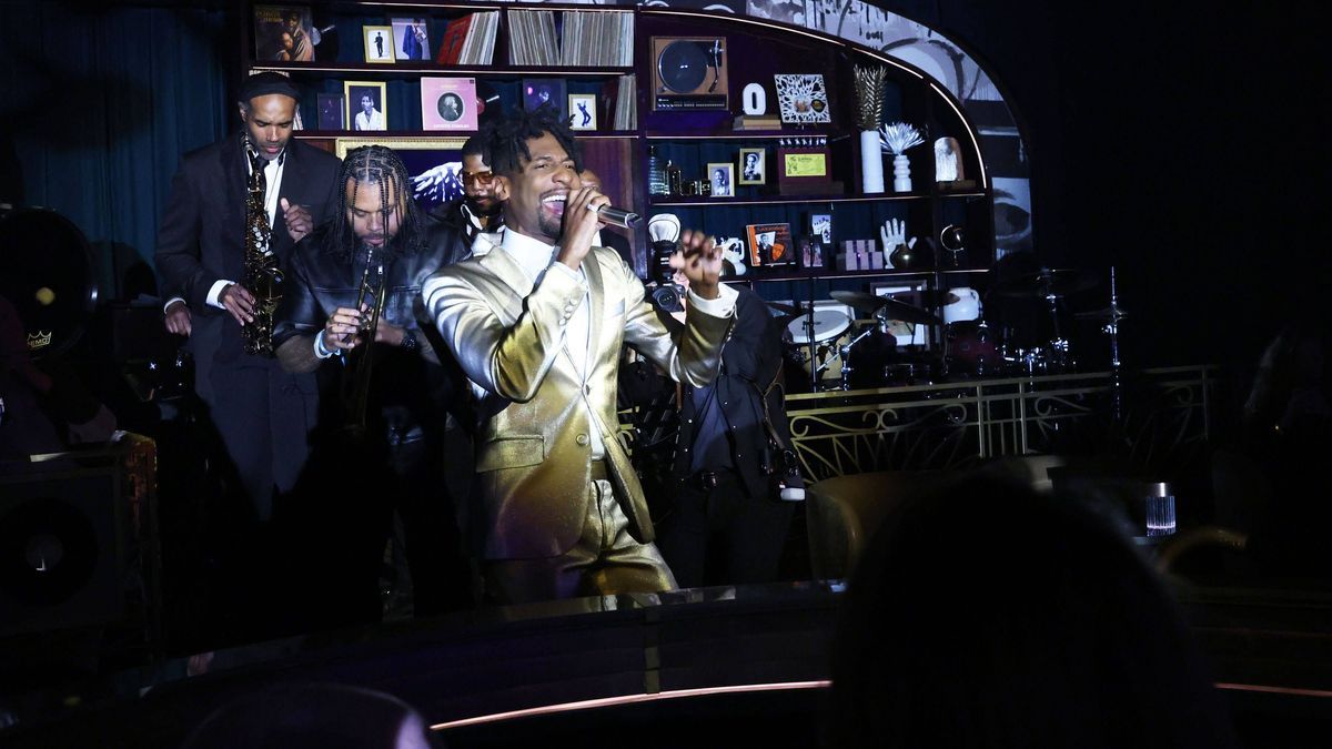 Jon Batiste Jazz Club at Baha Mar opening Featuring: Jon Batiste Where: Nassau, Bahamas When: 17 Jan 2025 Credit: Seth Browarnik INSTARimages EDITORIAL USE ONLY. NOT FOR USE BY NEWSPAPERS BASED IN ...