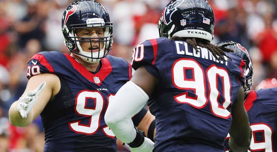 
                <strong>Platz 4: Houston Texans</strong><br>
                Jadeveon Clowney (6) & JJ Watt (1,5): Combined 7,5 Sacks. Defensiv-Waffe Watt spielte 2016 nur drei Spiele. Jetzt greift er mit Clowney, der sich von Jahr zu Jahr stärker präsentierte, wieder voll an. Clowney zeigte allein im Wild Card Game gegen die Raiders, wie man einem Team fast im Alleingang das Passspiel zerstört.
              