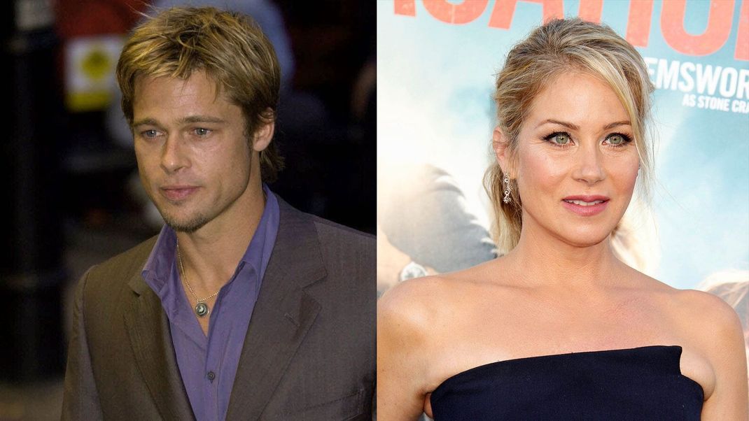 Sie waren ein Paar, als er noch nicht berühmt war: Christina Applegate und Brad Pitt.