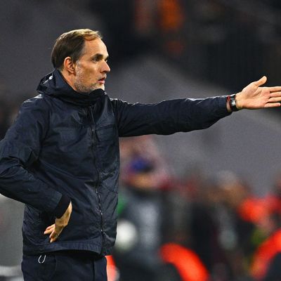 FC-Bayern-Coach Thomas Tuchel an der Seitenlinie.