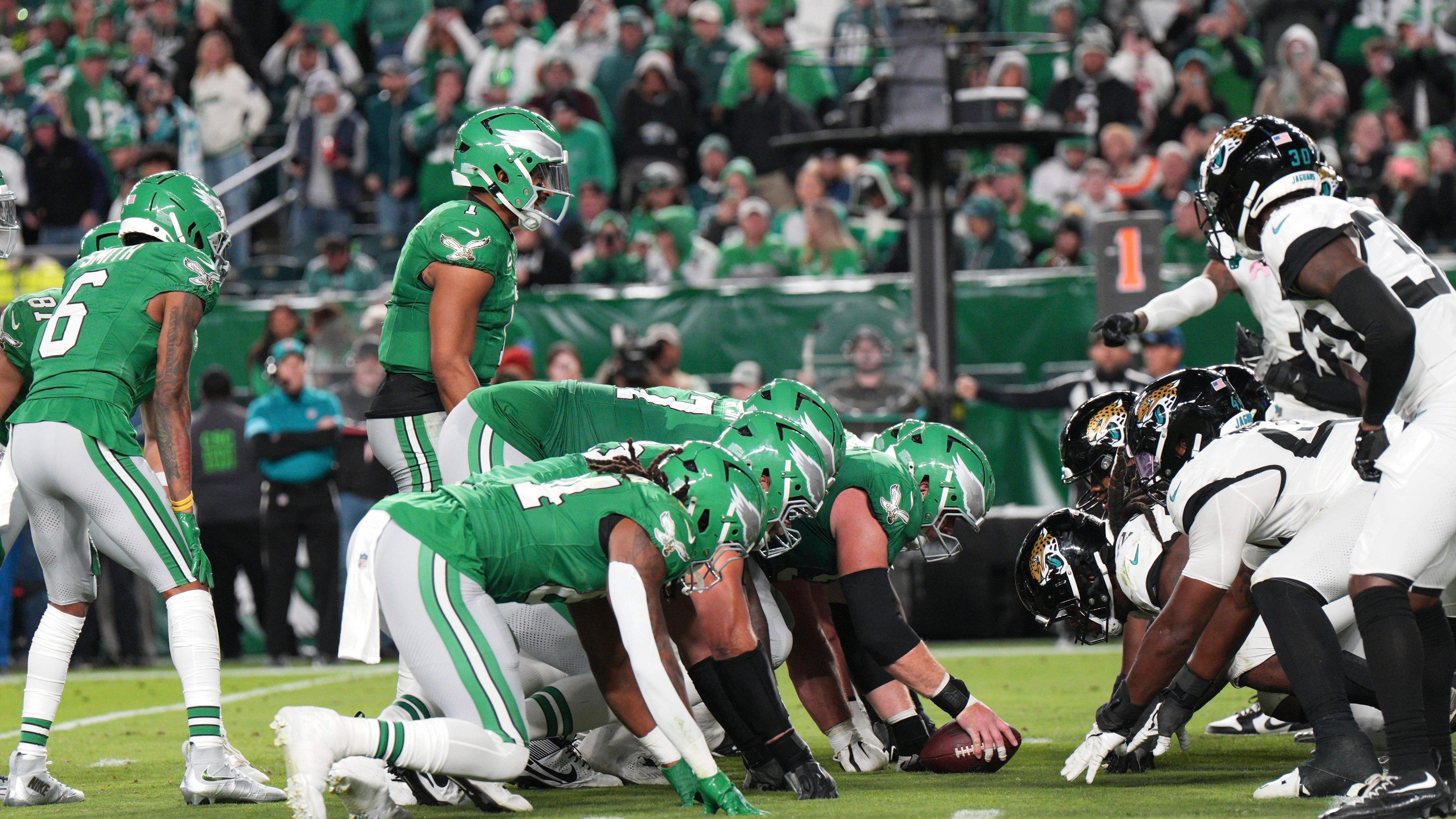 <strong>10. Platz (geteilt): Philadelphia Eagles</strong><br>Conversion Percentage: 65 Prozent