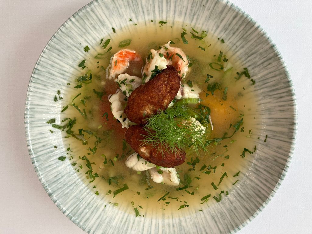 Bouillabaisse mit Sauce Rouille und Focaccia