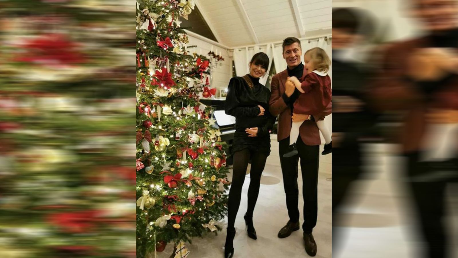 
                <strong>Robert Lewandowski </strong><br>
                Der Torjäger feiert im Kreis seiner Familie, mit Ehefrau Anna und Tochter Klara. Außerdem waren am Weihnachtsabend viele Freunde der Lewandowskis zu Besuch, wie ein Instagram-Post von Anna Lewandowska belegt.
              