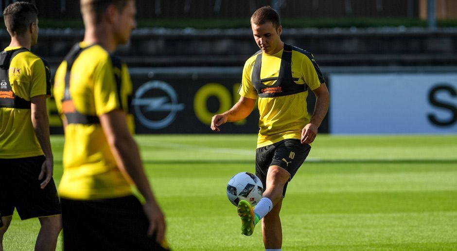 
                <strong>Mario Götze</strong><br>
                ... doch Götze will vor allem sportlich in Dortmund Schlagzeilen schreiben. Und so stehen im einwöchigen Trainingslager die ersten Einheiten auf dem Platz auf dem Programm. Doch nicht nur das ...
              