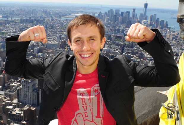 
                <strong>Das ist Gennady Golovkin</strong><br>
                Wegen seines Boxstils ist er in den USA inzwischen äußerst beliebt. Anfang 2013 darf er zum ersten Mal im ehrwürdigen Madison Square Garden in New York auftreten.
              