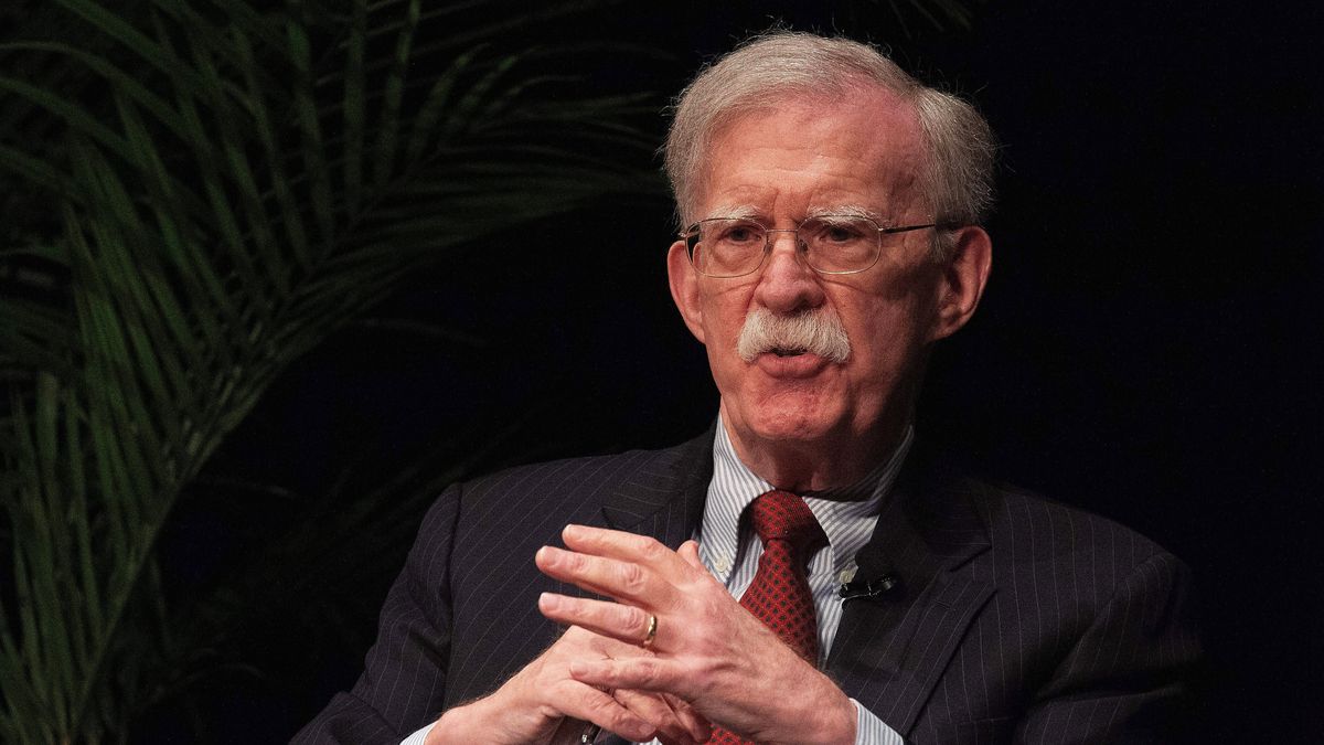 John Bolton, ehemaliger US-Sicherheitsberater, spricht beim The Texas Tribune Festival. Er ist heute ein Kritiker von US-Präsident Donald Trump.
