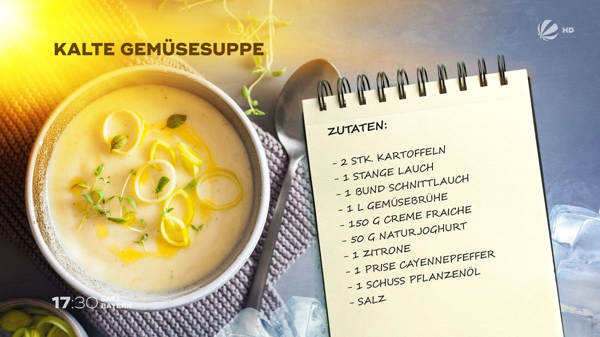 Rezept kalte Gemüsesuppe