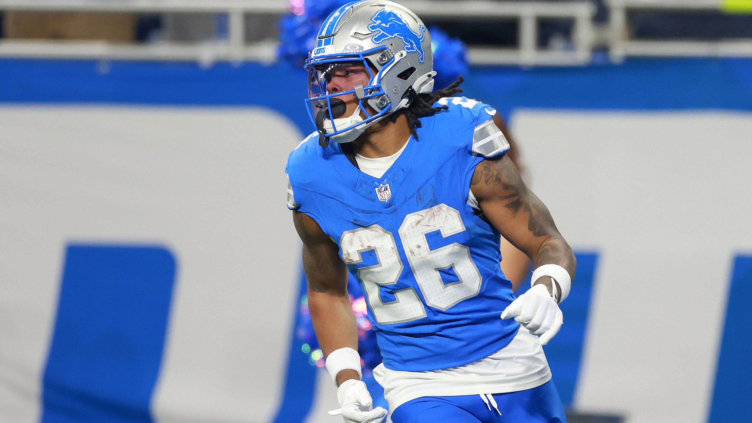 <strong>Jahmyr Gibbs (Detroit Lions)</strong><br>Distanz: 70 Yards