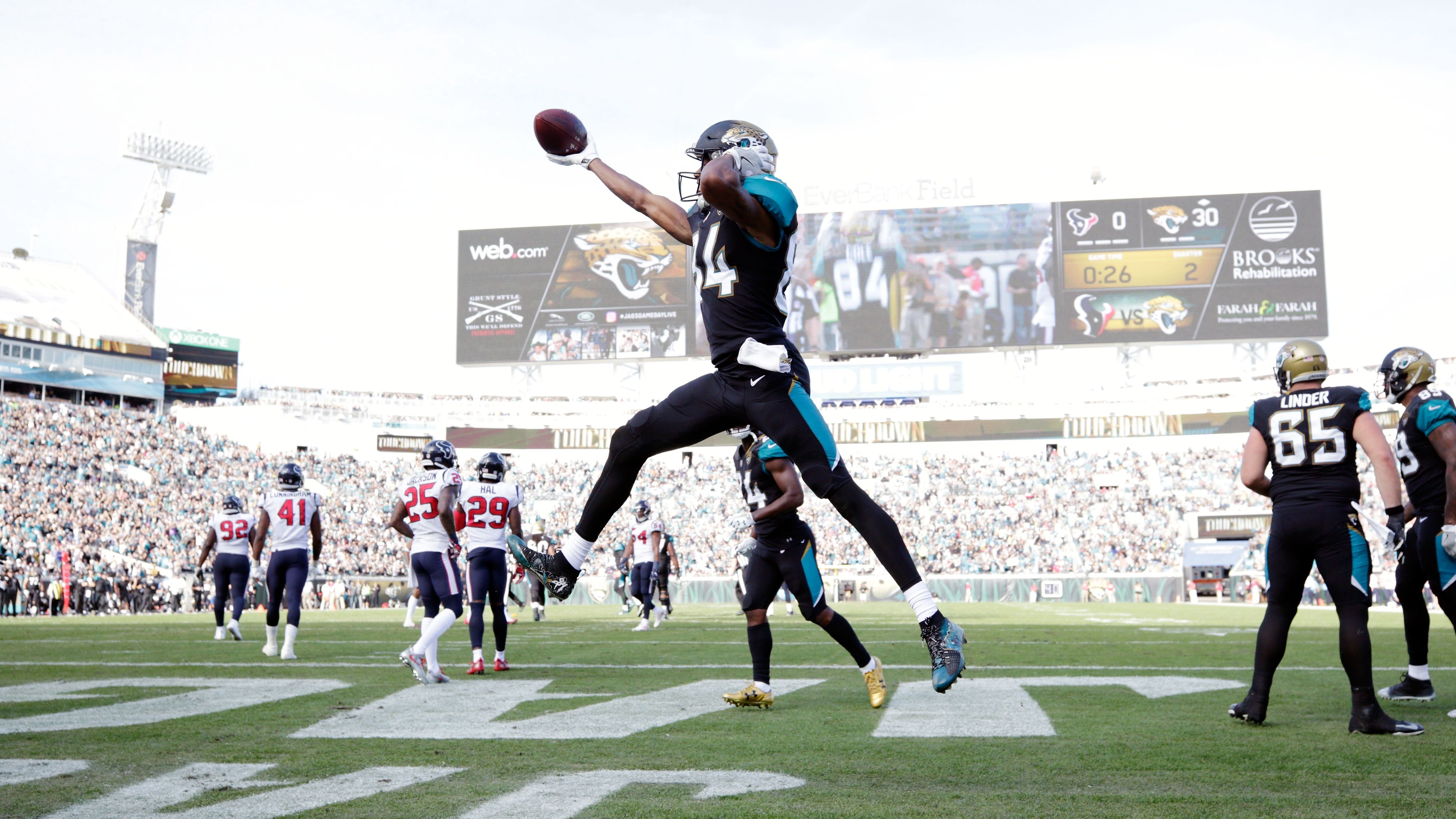 <strong>Jacksonville Jaguars</strong><br>Saison 2017<br>Am 17.12.2017 im Spiel gegen die Houston Texans<br>Endergebnis: 45-7