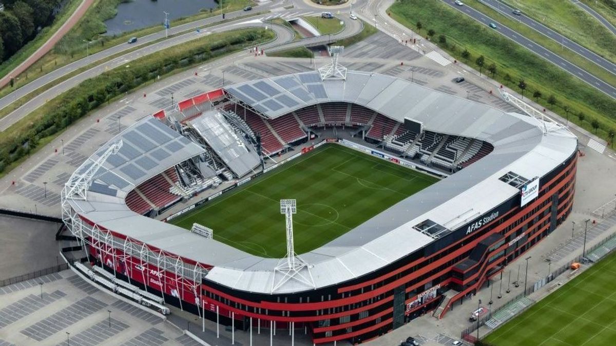 Das Stadion von AZ Alkmaar