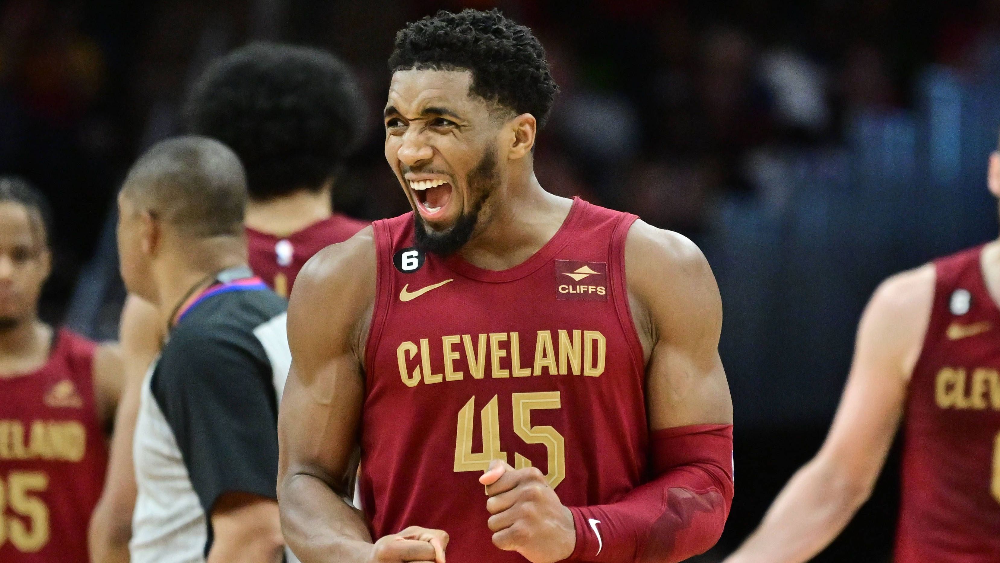 <strong>Cleveland Cavaliers: Donovan Mitchell</strong><br>Punkte: 71<br>Jahr und Gegner: 2023 vs. Chicago Bulls