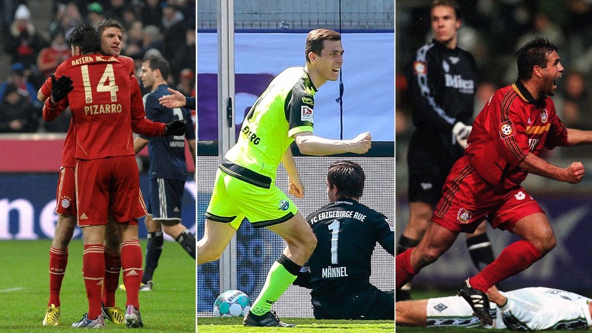 Die torreichsten Bundesliga- und Zweitliga-Spiele seit 25 Jahren