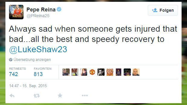 
                <strong>Pepe Reina</strong><br>
                Pepe Reina: "Es ist immer traurig, wenn sich jemand so schwer verletzt."
              