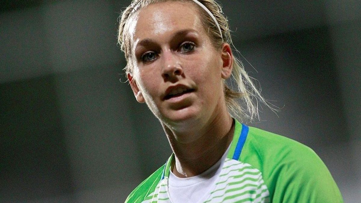 Lena Goeßling wird das DFB-Pokal-Halbfinale auslosen